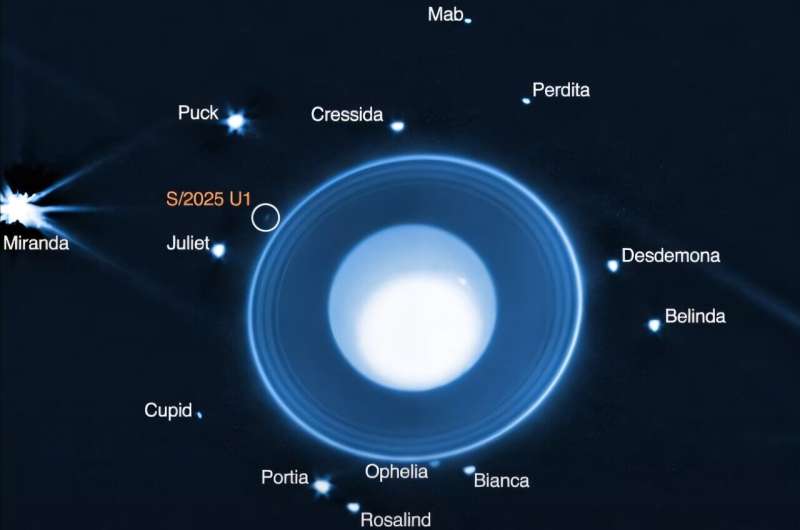 new Uranus moon discovered